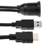Cable extensión para empotrar con conexiones USB 3.0 y HDMI - UH13200 - 08