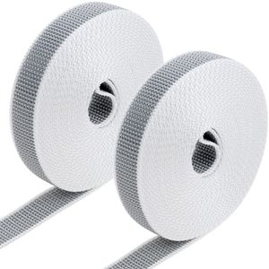 Pack de 2 unidades cinta para persiana de nailon mini G-8 gris de 22mm x 6m