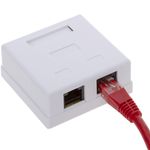 Caja de superficie de 2 RJ45 Cat.6 UTP - RI04200 - 03