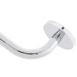 Toallero barra para pared cromado 350x60x74mm modelo Renne - KS30600 - 06