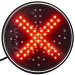 Luz LED para semáforo IP65 200mm de 12-24V flecha verde y cruz roja - SM02600 - 06