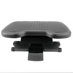 Reposapiés con plataforma ajustable de plástico negro 460 x 340 mm goma 3 niveles - AG01300 - 07
