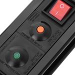 Regleta de enchufes 8 schuko con interruptor y protección sobretensiones de 3680 watios (1.5m cable) - CA00500 - 07