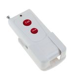 Pulsador emisor transmisor para sistema de llamada inalámbrico con cinta 200m 2 teclas - QI04400 - 01