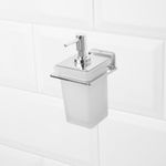 Dispensador dosificador de jabón para decoración de baño con montaje en pared de 250ml - KS38000 - 03