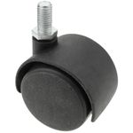 Rueda pivotante de nailon sin freno 40 mm M10 4 pack - KR00400 - 09