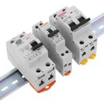 Pack de 3 carriles DIN color zinc de 400mm perforado raíl de 35x7mm - MF08600 - 03