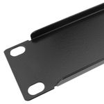 Panel ciego de 1U para armario rack 19" Tapa negra - RM02100 - 03
