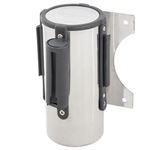 Fijación de pared en acero inoxidable con 5 metros de cinta retráctil roja - BB02300 - 06