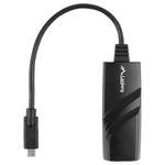 Cable adaptador Lanberg de USB-C macho a RJ45 hembra 1Gbps 15cm - RA11800 - 02