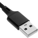 Cable de Carga 3 en 1 USB-A 2.0 macho a conectores USB tipo C macho Micro USB macho y conector compatible con Apple - UH12100 - 02