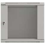 Armario rack mural 19'' 9U 540x350x500mm blanco pared desmontado DIY Lanberg - WN11500 - 02