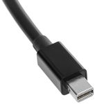 Cable Mini Displayport 2K 4K 1080p FullHD para audio y vídeo digital de 1.8m negro - YQ07400 - 02