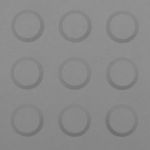 Baldosa podotáctil pavimento táctil de ciegos invidentes de 40x40cm círculos de parada gris 10-pack - BT08300 - 03