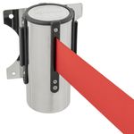 Fijación de pared en acero inoxidable con 3 metros de cinta retráctil roja - BB02200 - 07