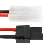 Cable TRAXXAS #1 macho a TAMIYA #1 macho de 8cm 14AWG Carga y fuente alimentación - KM05800 - 04