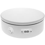 Base giratoria eléctrica de 40 cm. Plataforma rotatoria de color blanco - SR01500 - 05