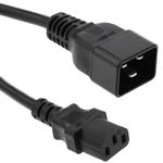 Cable de alimentación IEC-60320 C13 a C20 de 3x1.5mm 1.8m - CL09300 - 01