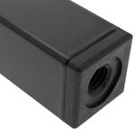 Pies cuadrados para mesa y mueble. Patas en acero negras de 75cm 4-pack - S005300 - 05
