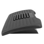 Reposapiés con plataforma ajustable de plástico negro 455 x 330 mm con masaje - AG00500 - 02