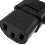 Cable de alimentación eléctrico IEC-60320 C13 acodado a schuko macho de 3 m - CH03200 - 03