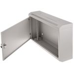 Armario rack mural 19'' 6U 600x150x370mm pared con puerta metálica SOHORack blanco - WR02600 - 03