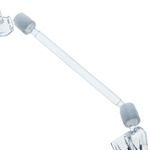 Soporte de cartel de metacrilato tipo pinza pequeña doble articulado 19,5 cm - SV06600 - 04
