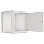 Armario Rack mural 19" 12U F600 600x600x645mm pared desmontado DIY blanco Lanberg - WK35300 - 03