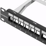 Patch panel FTP para rack 19 para 24 keystone 110 con peine - RP08200 - 05