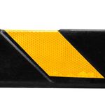 Protector de goma reflectante de 80cm para esquinas en color negro y amarillo - SE03100 - 06