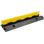 Pasacables de suelo para protección de cables eléctricos de 1 vía 99x26cm negro - BT01000 - 05