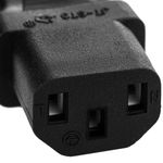 Cable eléctrico IT CEI-23-16 a IEC-60320-C13 de 1.8m negro - CL07100 - 02