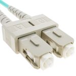 Cable OM3 de fibra óptica SC/PC a SC/PC multimodo duplex 50/125 de 50cm - FY03100 - 02