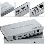 Extensor KVM de 4K HDMI USB IR a través de Ethernet hasta 120m emisor y receptor - HN03100 - 02