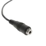 Cable de audio auricular y micrófono minijack 4 pin 3.5mm para macho a hembra de 2m - TW08200 - 02