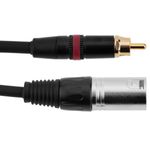 Cable de audio micrófono XLR 3pin macho a RCA macho de 3m - AX03300 - 04