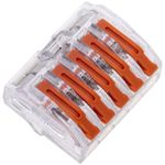 Bloque conector de empalme de 5 tomas para cable 2,5mm (5 Pack) - TB10600 - 06
