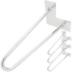 Pies para mesa y mueble Patas en cromado 2 varillas 41 cm 4-pack - IN05500 - 01