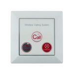 Pulsador emisor transmisor para sistema de llamada inalámbrico de pared 500m 3 teclas - QI05300 - 01