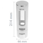 Dispensador de jabón de pared para baño con depósito rellenable - KS02500 - 02