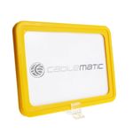 Marco para letreros y carteles A5 218x155mm amarillo para rotulación - SU01200 - 02