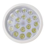Foco LED de raíl 18W blanco frío día 120x155 mm blanco - NF09800 - 05