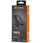 Powerbank Slim 10000 mAh Natec Trevi Q V2 con USB-C 20W y 2x USB-A 18W - NT31300 - 06