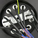 Lámpara con jaulas largas para 10 bombillas de rosca E27 vintage con cable de 3m - NT07600 - 09