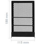 Portafolletos de mesa 115 x 80 x 180 mm metálico para folletos - SY05400 - 02