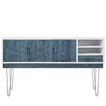 Pies para mesa y mueble estilo vintage Patas en acero 2 varillas 71 cm 4-pack - IN04500 - 03