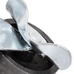 Rueda pivotante industrial de metal con freno 50 mm - QR01100 - 07