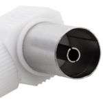 Conector de antena TV acodado hembra plástico - TT01400 - 07