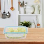 Recipiente rectangular para alimentos hermético de cristal de 330 ml - KT16100 - 04