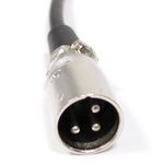 Cable de audio micrófono XLR 3-pin macho a hembra de 6m - AX00400 - 02